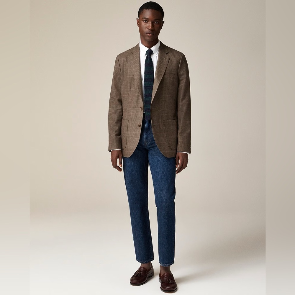 NWT Ludlow Slim-fit blazer in English cotton-wool blend